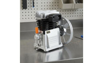 Efficient Cooling Fins Dual-Cylinder-Cylinder Air Compressor Pump Head Machine Component for Garage