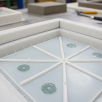 Square Manhole Cover Mold Reusable Construction Formwork for Patio, Driveway