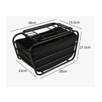 Dog Bike Basket with Metal Frame Sturdy Dog Bike Basket Safe for Bicycles
