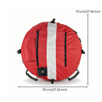 Inflatable buoys with Flag High Visibility Inflatable buoys Portable floats Marker for Divers, Boating