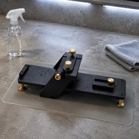 Adjustable-Angle Sharpening Guide CNC-Machined Plane Iron Honing Jig Brass Knobs