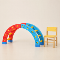 Large Kids Climber, Toddler Climber for 3-6 Years Old, Non-Slip Balance Toy, PP Plastic Climbing Set for 2 Users