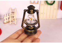 1:12 dollhouse娃娃屋 13款迷你屋精灵门圣诞装饰套装OB1微缩场景