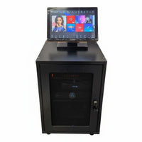 Mobile Amplifier Cabinet With Casters Audio Equipment Cabinet Open Air Design Rolling Stereo Component Rack for Home Theater Enthusiasts, Living Room