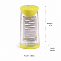 Sturdy Synthetic Material Food Shredder, Handheld Cheese Shredder with Fine Grating Surface, Woodland Kitchen Gadgets for Meal Prep