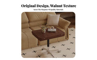 Adjustable C-Shaped Table Mobile Design Household Furniture Space-Saving Midcentury-Centuryperiod Design for Living Room