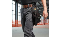 Structured Electrician Tool Pouch Heavy-Duty Tool Pouch with Hanger Simple Versatile for Electrical Work