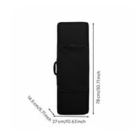 Waterproof Violin Case Large Capacity Rectangle Violin Case Two Shoulder Straps Musical Accessory for Students, Beginners, Class, Exam