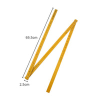 Desk and Chair Ruler Sturdy Classroom Measuring Ruler Compact Storage