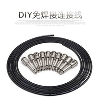 6.35输出吉他音频连接线 免焊接效果器连接线DIY电吉他贝斯自制线