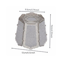 Honey-Toned Glass Lantern Shade Replacement Part Retro Glass Lantern Cover Easy to Clean Lighting Accessory for Campers