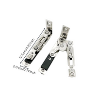Hidden casement opening hinge, stainless steel discreet door hardware, 180-degree rotating hinge accessory