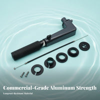 Telescoping Engine Control Handle Adjustable Length Tiller Extension Handle Easy Installation for Fishing, Sailing