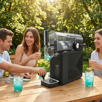 Slush Machine with Spill Tray Tray Digital Slush Machine Slushy Maker Electric for Home, Parties