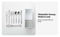 Expandable Cutlery Organizer adaptable Use Expandable Cutlery Holder for Cooks