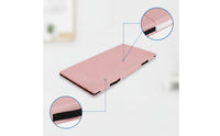 Thick Gym Mat with Handles Padded Folding Exercise Mat Long-Lasting Compact Storage for Yogis