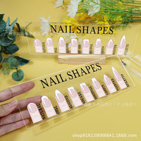 Acrylic Nail Art Display Stand and Storage Board for Press-On Nails