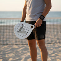 Carbon Fiber Padel Racket Shock Absorbing Pickleball Paddle Effortless Swing