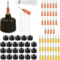 50 Pack Precision Applicator Caps for 2oz Acrylic Paint Bottles