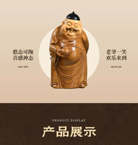 Chinese Style Landlord Figurine Resin Sculpture for Study or Tea Table