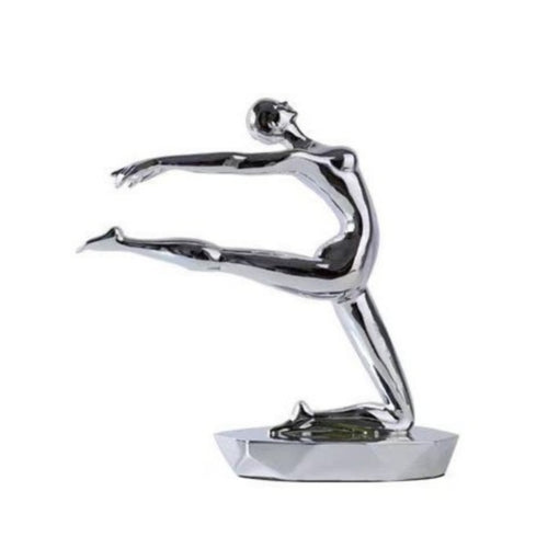 Ballet Dancer Figurine Electroplated Dancer Figurine Abstract for Dancers