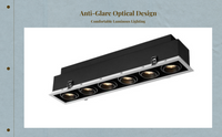 Adjustable LED ceiling spotlight