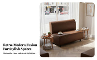 Booth Dining Set Retro Design Cafe Table and Chairs Multiple Combinations robust Construction for Restaurants, Bistros, Kitchen