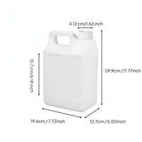 Empty 5kg Plastic Barrel Heavy Duty Large Mouth Jug Built-in Handle