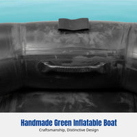 Inflatable Boat, Sturdy PVC Kayak, Raft for Fishing, Water Activities, Random Model