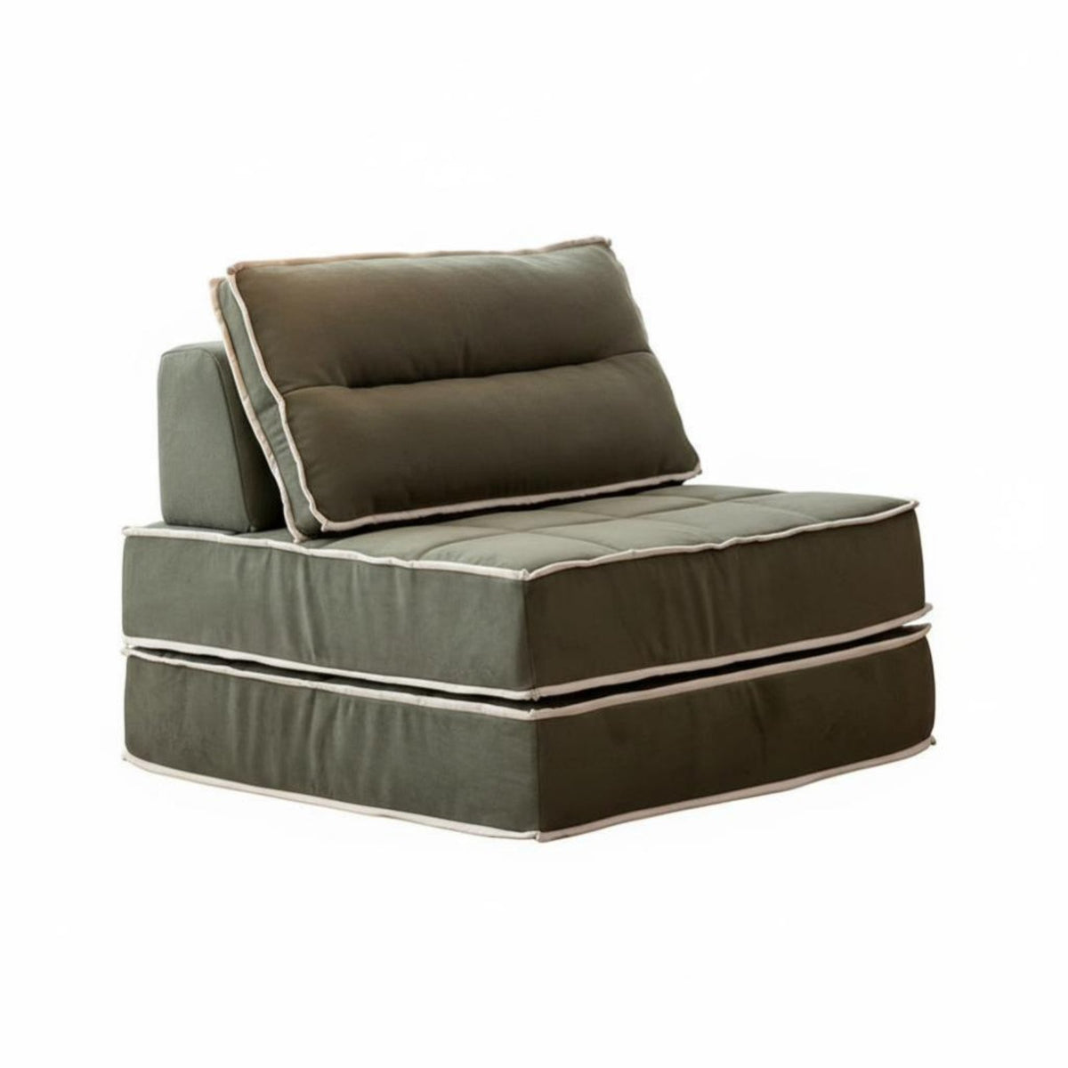 Tofu Block Sofa Nordic Design Interchangeable Seating Reconfigurable Scuffwithstandant for Hosts, Homeowners, Lounge Area