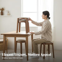 Stackable rotor Stool Nordic design Household Furniture Space-Saving