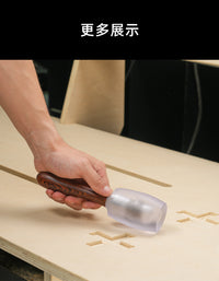 Polycarbonate Hammer with Cushioning, No Marks, for Woodworking and Furniture Assembly