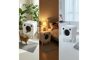 Self-Cleaning Cat Litter Box Handshands-off Automatic Cat Litter Box Pet Supply Odor-Control Clumping-Compatible