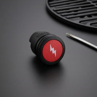 Grill Spark Button Cap Textured Spark Button Cap Black Appliance Part