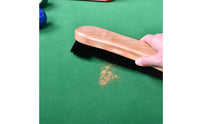 Billiard Table Brush Set Wood Handle Pool Table Brush Set Low-Shedding Bristles Billiard Cleaner Kit for Game Room, Bar