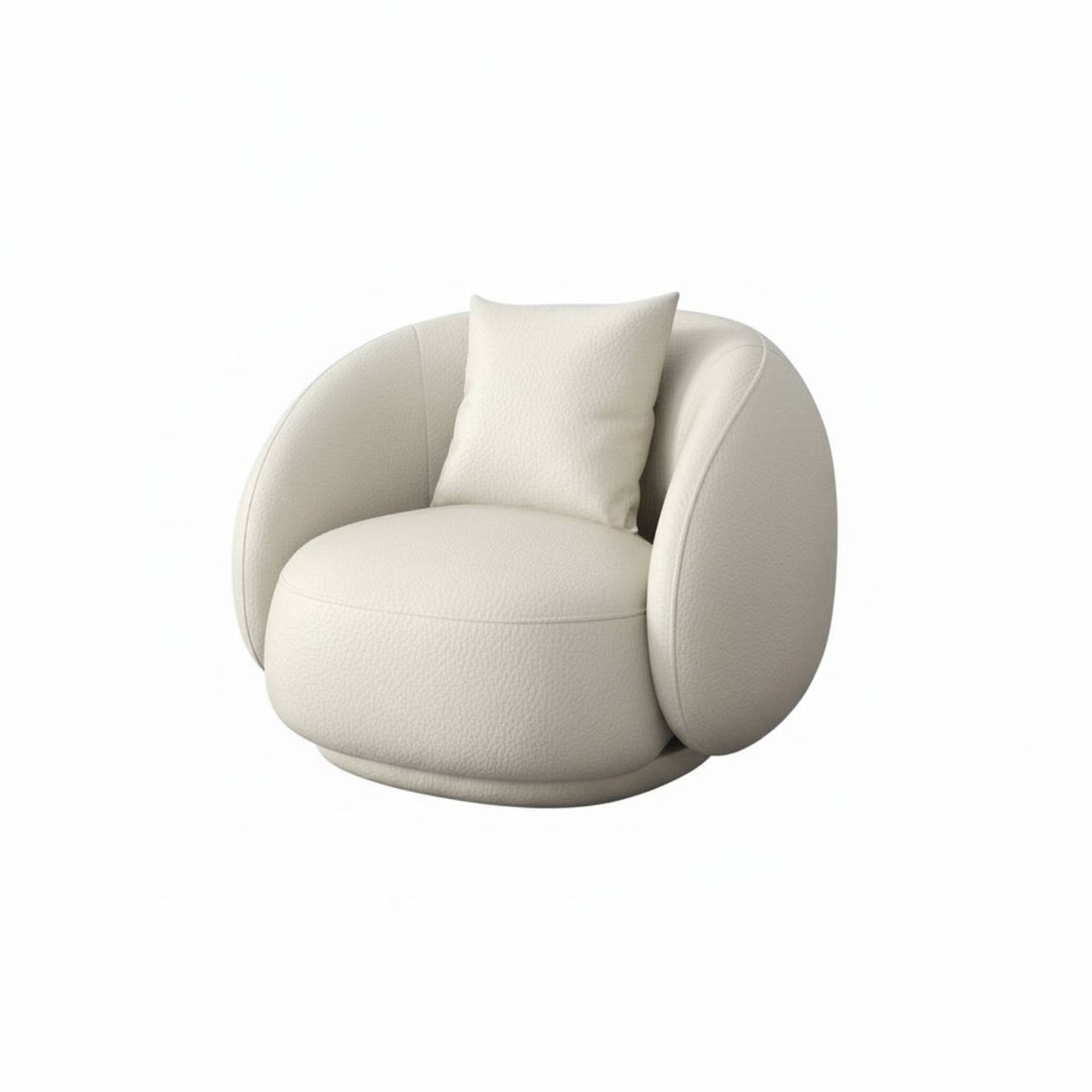 Curved Minimalist Sofa Nordic Design Upholstered Seating Low-Height Backrest Backrest Soft Teddy Texture for Apartment Dwellers