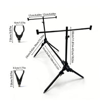 Tripod Fishing Rod Holder Portable Gear Easy to Transport for Anglers