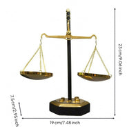 Decorative Balance Scale Classic Design Iron Balance Scale Ornament Collector's Item for Desk Display