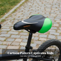 children's Bike Seat Shock Absorbing Kids Cycle Saddle Comfortable Kids Bike Saddle for Children, Girls, Outdoor Riding, Biking, Biking