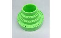 Tiered Cylindrical Organizer with Holes Portable Perforated Storage Container Lightweight Stepped Drill Bit Stand Professional for Workbench