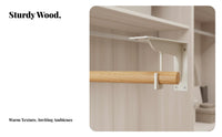 configurable Garment Shelving Corner-Fit Home Organization DIY Assembly Wallaccommodating framework for Homeowners, Cloakroom