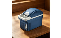 Two-wayUse Car Fridge Compact Mini Fridge Small Electric Cooler Space-Saving for Students, Office, Dorm Room