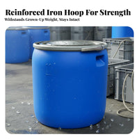 Wide Mouth Storage Barrel Large Capacity Exposed-Top Top Plastic Barrel Sturdy Duty Fermentation Crock Versatile for Farmers