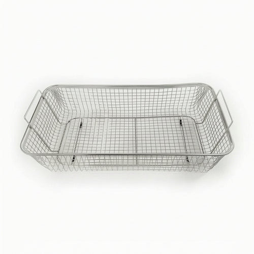 Mesh Basket Stainless Steel Acoustic Cleaner Basket Heavy Duty for Hobbyists