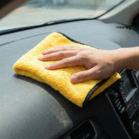 Low Shed Micro Fibre Cloths for Cars and Car Drying Towel, Super-Fine High-Low Pile Soft Cleaning Cloths, 40x40cm Cleaning Cloths for Detailing