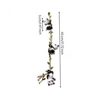 Climbing Panda Ornament Look Panda Vine Decoration Cute for Indoor