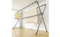 Collapsible Folding Clothes Drying Rack Foldable Clothes Drying Rack Easy to Move Stand Space-Saving for Indoor