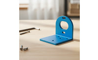 Motor Mounting Bracket Adjustable L-Shaped Motor Mount Metal L-Shaped Bracket for Hobbyists, RC Models, Robotics
