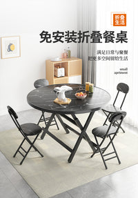 折叠桌小户型租房宿舍吃饭桌子圆桌家用餐桌户外简易便携摆摊小桌