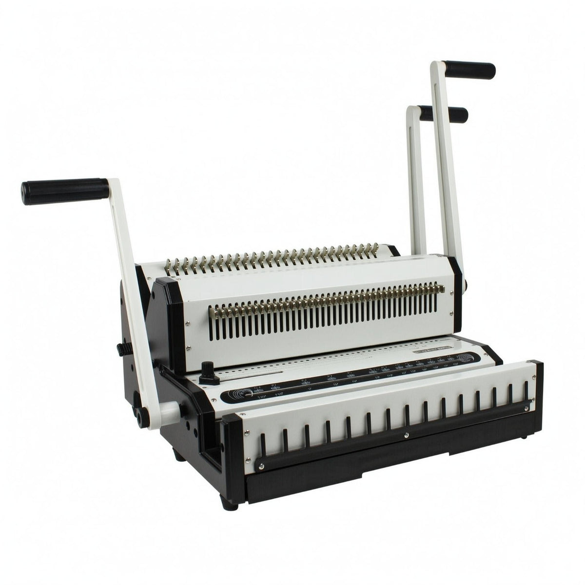 Document Punching and Wire Binding Machine Multi-Function Manual Wire Binding Machine Heavy-Duty Manual Book Binder